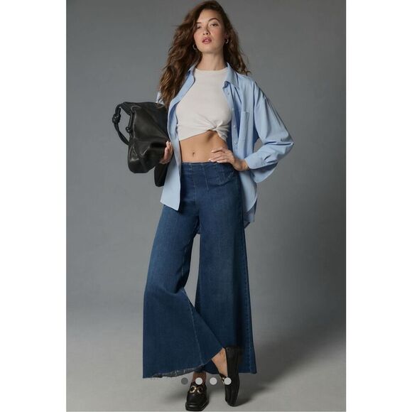 Anthropologie Denim - NWT Pilcro A-Line Trapeze High-Rise Wide Leg Jeans
